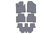 Hyundai Santa Fe 4 2018-2023 Rubber floor mats Carsuit (3 rows, for Grand, gray) photo 1