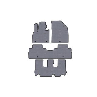 Rubber floor mats Carsuit (3 rows, 8-seater, gray) photo 1