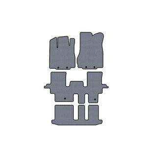 Rubber floor mats Carsuit (3 rows, gray) photo 1