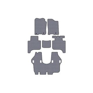 Rubber floor mats Carsuit (3 rows, 2004-2008, gray) photo 1