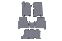 Kia Mohave 2008-2016 Rubber floor mats Carsuit (3 rows, gray) photo 1