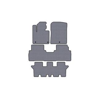 Rubber Floor Mats Carsuit (3 Rows, 7-Seater, Grey) Kia Sorento III UM 2014-2020 photo 1