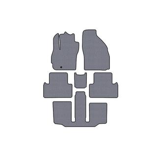 Rubber Floor Mats Carsuit (3 Rows, 7-Seater, Grey) photo 1
