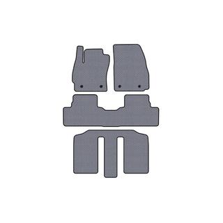 Rubber floor mats Carsuit (3 rows, gray) photo 1
