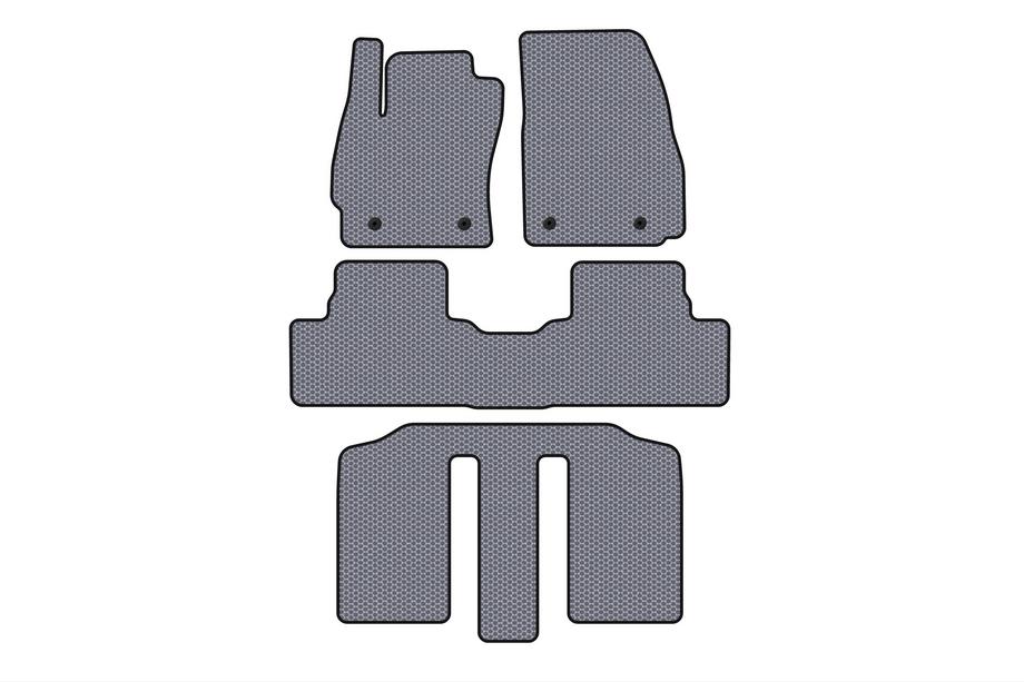 Mazda 5 2010-2018 Rubber floor mats Carsuit (3 rows, gray) Image