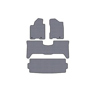 Rubber Floor Mats Carsuit (3 Rows, 2003-2008 Gray) Nissan Armada 2003-2015 photo 1