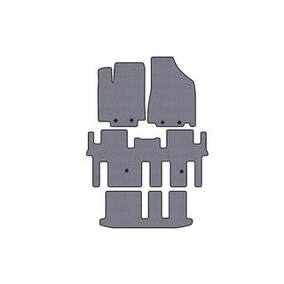 Rubber floor mats Carsuit (3 rows, gray) Nissan Pathfinder R52 2012-2021 photo 1