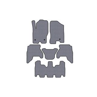 Rubber floor mats Carsuit V1 (3 rows, grey, 2010-2014) photo 1