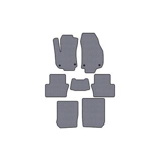 Rubber floor mats Carsuit (3 rows, gray) Opel Zafira B 2005–2011 photo 1