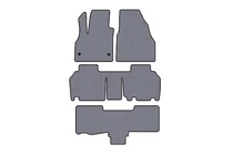 Renault Kangoo 2008–2020 Rubber floor mats Carsuit (3 rows, 5-door/7-seater, gray) photo 1