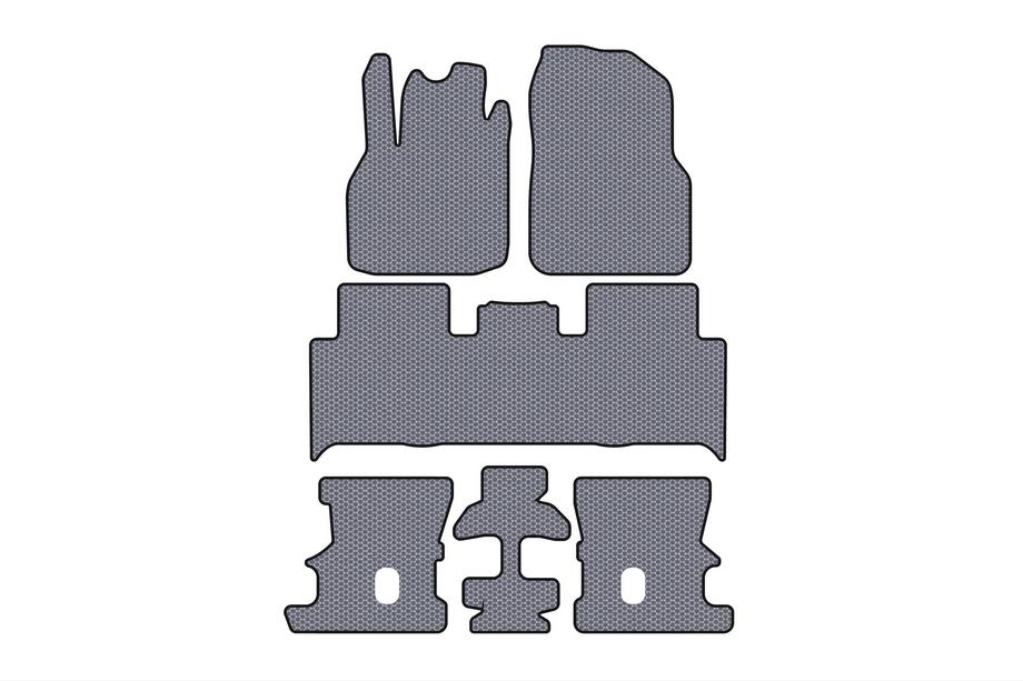 Renault Scenic/Grand 2003-2009 Rubber floor mats Carsuit (3 rows, gray) Image
