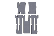 Ssang Yong Rodius Rubber floor mats Carsuit 2004-2008 (3 rows, grey) photo 1