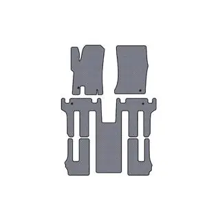 Rubber floor mats Carsuit 2004-2008 (3 rows, grey) photo 1