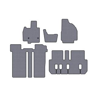 Rubber floor mats Carsuit (3 rows, 6-seater, gray) photo 1