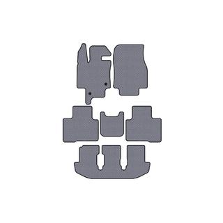 Rubber Floor Mats Carsuit (3 Rows, 7-Seater, Grey) photo 1