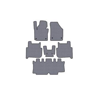 Rubber floor mats Carsuit (3 rows, 2006-2010, 7-seater, grey) photo 1