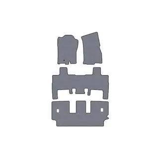 Rubber floor mats Carsuit (2007-2014, gray)