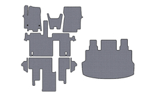 Hyundai Staria 2021- Rubber floor mats Carsuit (full interior, 1+1.5/9-seater, gray) photo 1