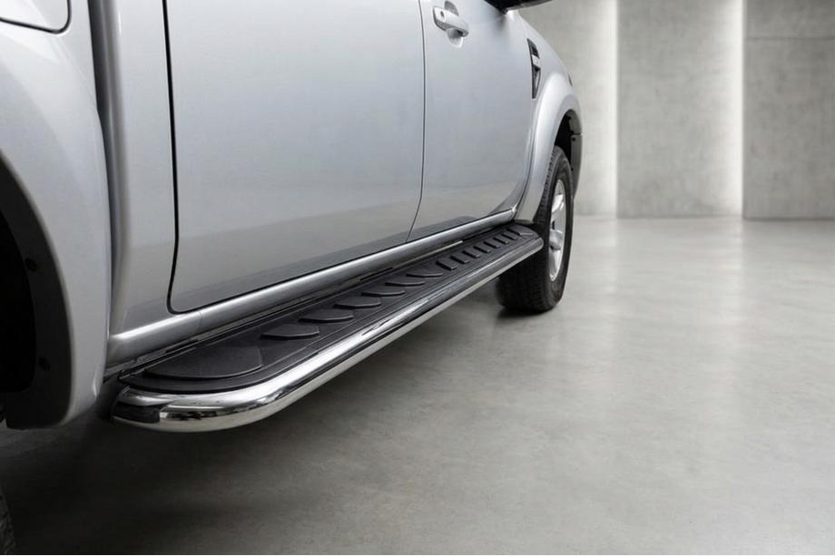 Ford Ranger 2007-2011 Side Steps Maydos V1 (2 pcs, stainless steel) Image