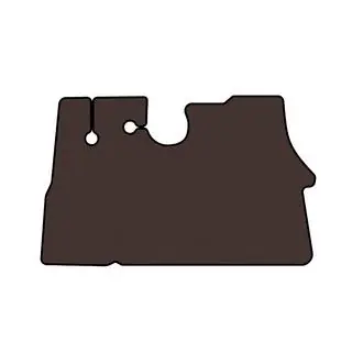 Rubber Floor Mats Carsuit (Brown) photo 1