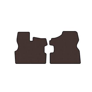 Rubber Floor Mats Carsuit (Brown) Ford Transit 1991-2000 photo 1