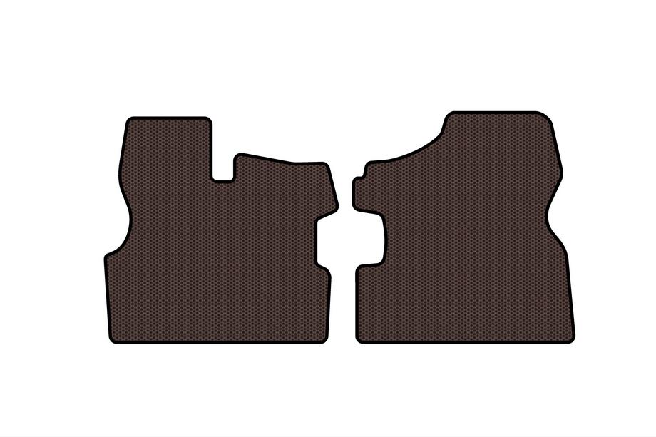 Ford Transit 1991-2000 Rubber Floor Mats Carsuit (Brown) Image