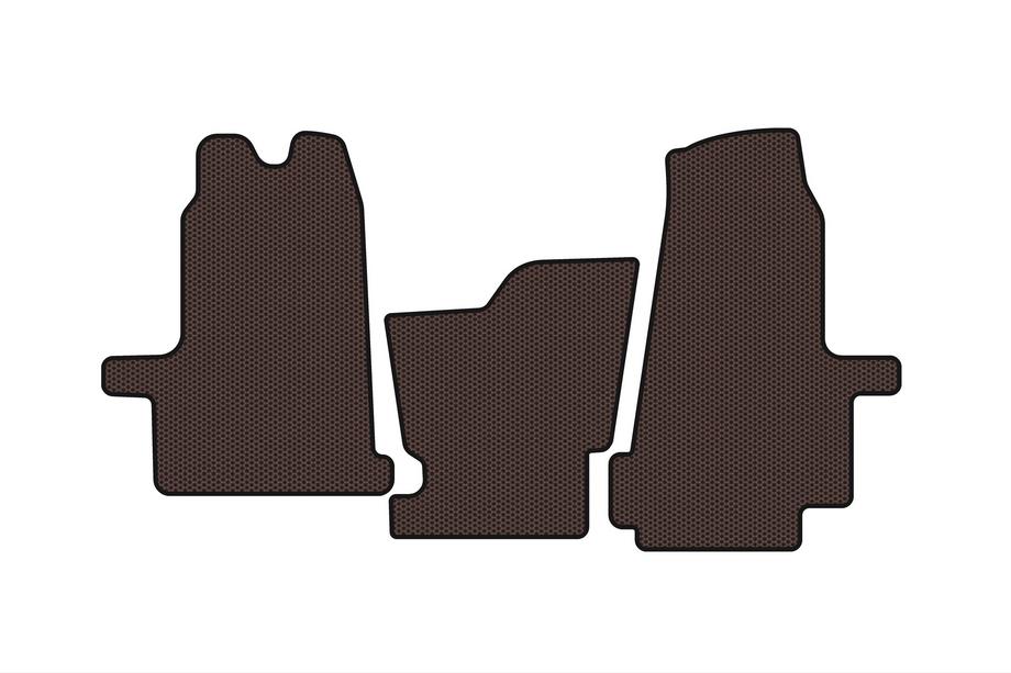 Ford Transit 2000–2014 Rubber floor mats Carsuit (2000-2006, automatic, brown) Image
