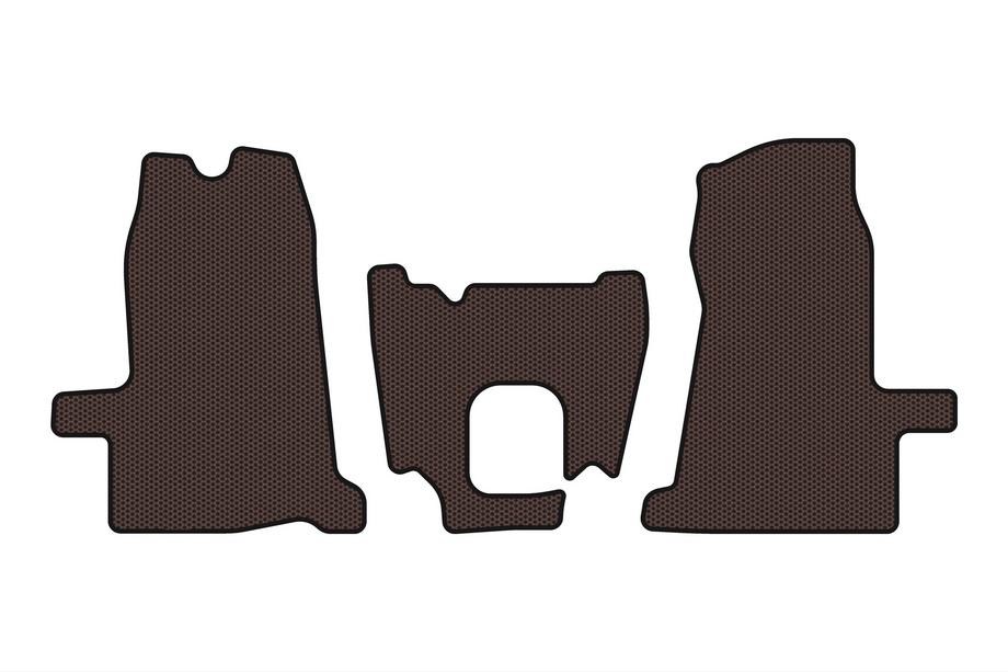Ford Transit 2000–2014 Rubber floor mats Carsuit (2000-2006, 1+1, manual, brown) Image