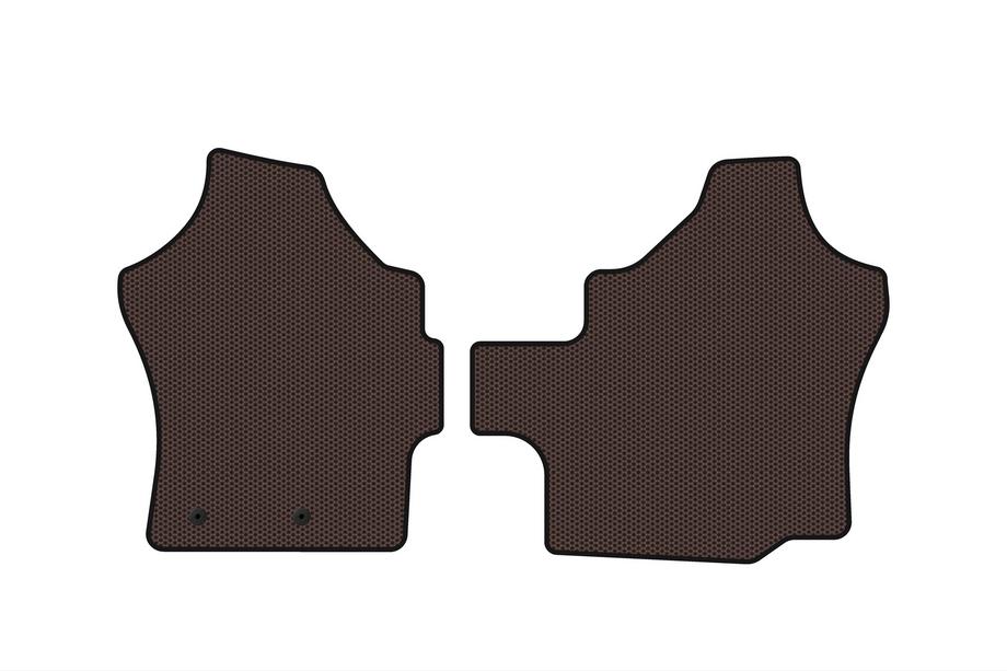 Toyota HiAce Rubber Floor Mats Carsuit (Brown) Image