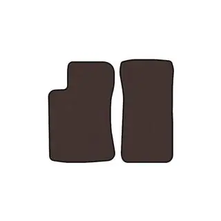Rubber floor mats Carsuit (2007-2014, brown)