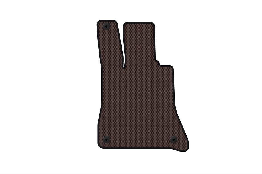 Mercedes SL R231 2012-2020 Rubber Floor Mats Carsuit (2016-2020, Convertible, Brown) Image