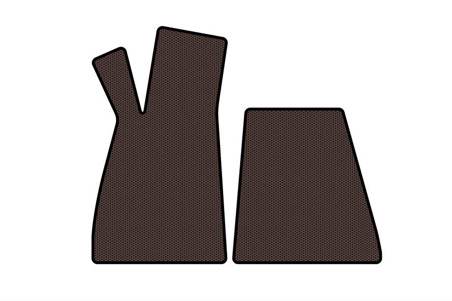 Smart 1998-2007 Rubber Floor Mats Carsuit (Roadster, Brown) Image