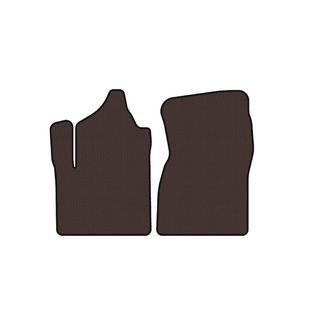 Rubber Floor Mats Carsuit (Brown) GMC Sierra 2013-2019 photo 1