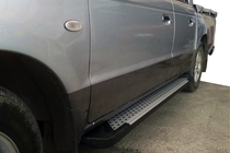 Ford Ranger 2007-2011 Side Steps Allmond Grey (2 pcs, Aluminum) photo 1