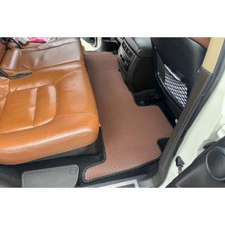 Rubber floor mats Carsuit (2007-2012, brown) Toyota Land Cruiser 200 2007-2021 photo 4