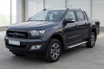 Ford Ranger 2011–2022 Side Steps Line (2 pcs, Aluminum) photo 1