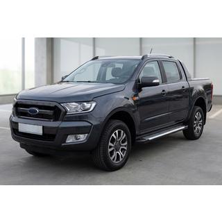 Side Steps Line (2 pcs, Aluminum) Ford Ranger 2011–2022 photo 1