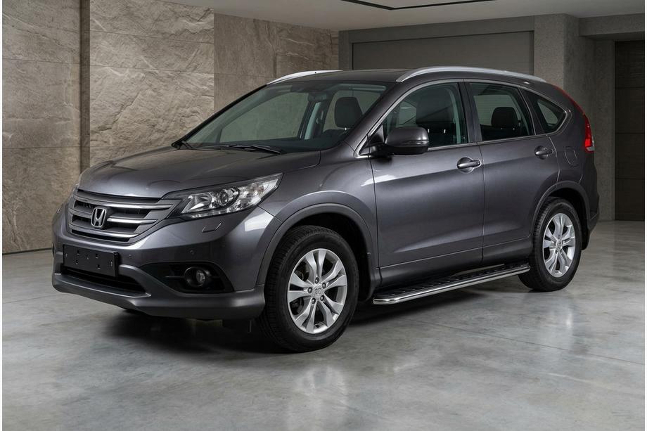 Honda CRV 2012-2016 Side Steps Maydos V1 (2 pcs, Aluminum & Stainless Steel) Image