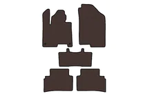 Kia Sportage 2021- Rubber Floor Mats Carsuit (Brown) photo 1