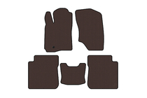 Mitsubishi Outlander 2001-2006 Rubber Floor Mats Carsuit (Brown) photo 1