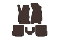 Audi A4 B5 1994–2001 Rubber floor mats Carsuit (Sedan, brown) photo 1