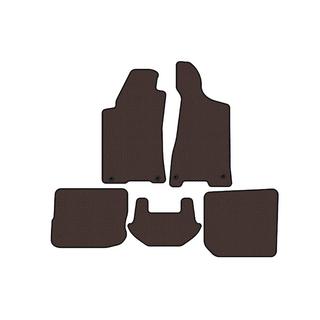 Rubber floor mats Carsuit (1991-1996, Sedan, Brown) Audi 80/90 1987-1996 photo 1