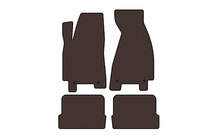 Audi 80/90 1987-1996 Rubber Floor Mats Carsuit (1991-1996, Coupe, Brown) photo 1