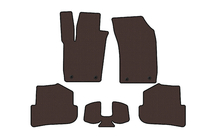 Audi A1 2010-2018 Rubber floor mats Carsuit (HB, 3-door, brown) photo 1