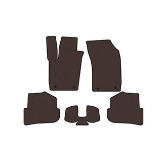Rubber floor mats Carsuit (HB, 3-door, brown) photo 1