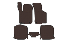 Audi A3 1996-2003 Rubber floor mats Carsuit (HB, 3-door, brown) photo 1