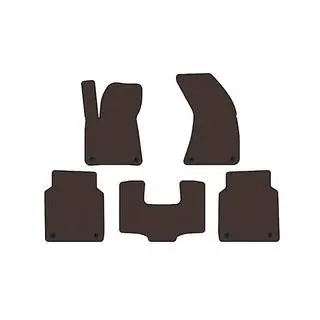 Rubber Floor Mats Carsuit (Long, Brown) photo 1