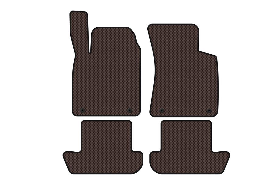 Audi TT 1998-2006 Rubber floor mats Carsuit (Coupe, brown) Image
