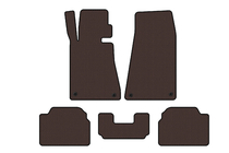 BMW 5 Series E34 1988-1995 Rubber Floor Mats Carsuit (Brown) photo 1