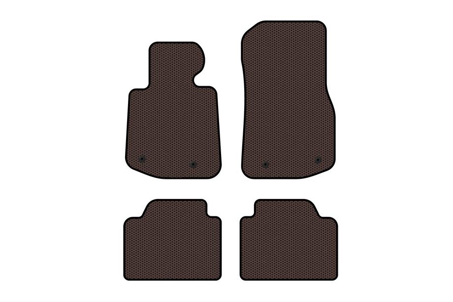 BMW 4 Series F32/F33/F36 2012-2020 Rubber Floor Mats Carsuit V2 (Brown) Photo 1